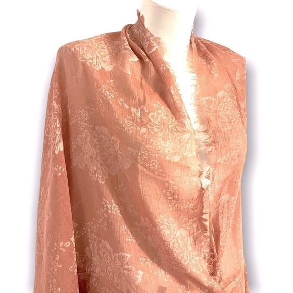 DUSTY rose kimono style cover up. - Picture 2 of 2